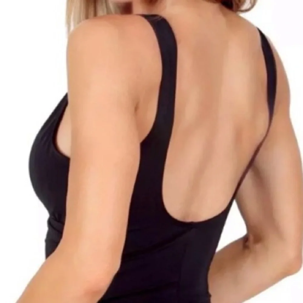 INSTANTFIGURE One Piece Swimsuit with Wrap Front